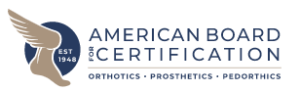 American Board for Certification in Orthotics, Prosthetics & Pedorthics logo