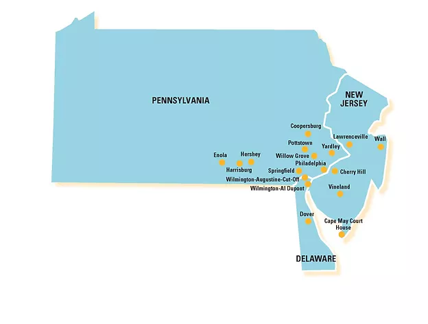 Lawall Prosthetics and Orthotics Locations in Pennsylvania, New Jersey, and Delaware