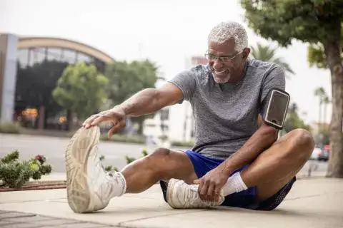 stretch before running