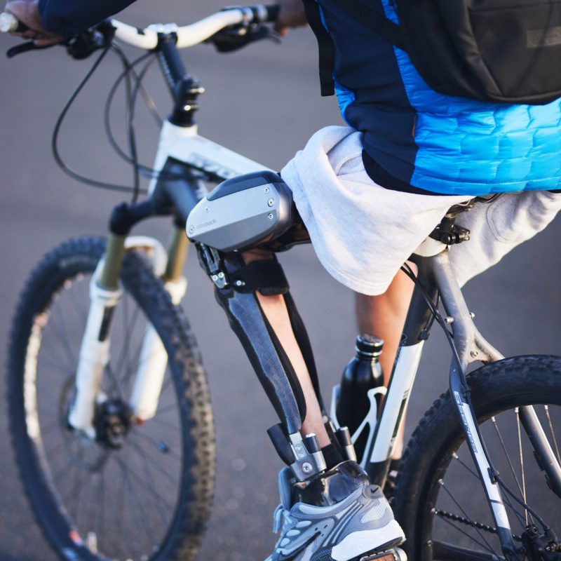 Riding a bike with a c brace