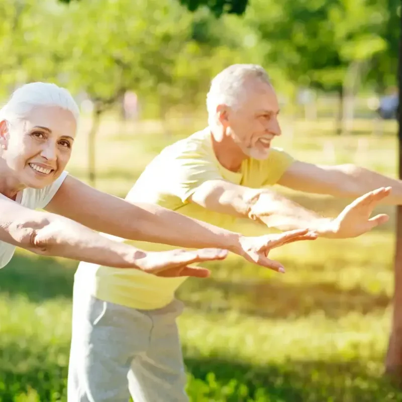 elderly-arm-stretching